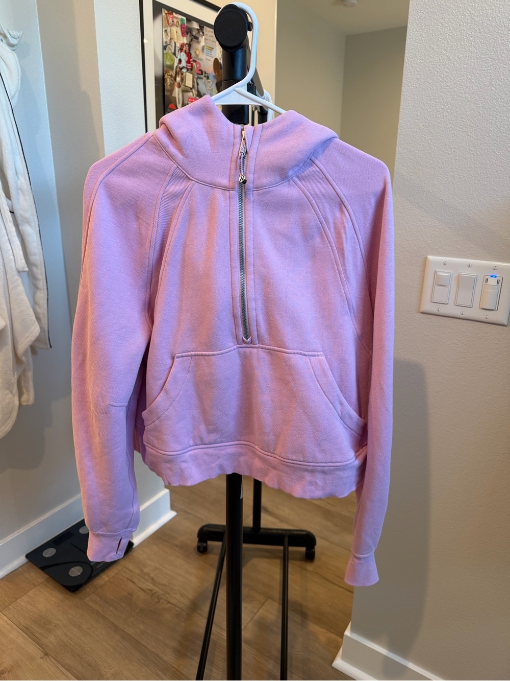 lululemon athletica Lavender Half-Zip Cowl Pullover